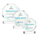 Acadian Full Color Clear on Alberton Base Crystal Award