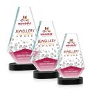 Kingsley Full Color Black on Alberton Base Crystal Award