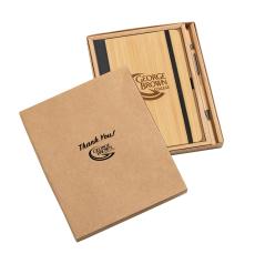 Forleo Bamboo Notebook/Lucky Pen Gift Set - Executive Gifts