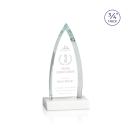 Shildon White Arch & Crescent Crystal Award