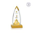 Shildon Full Color Amber Crystal Award