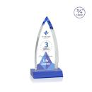 Shildon Full Color Blue Crystal Award
