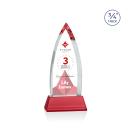 Shildon Full Color Red on Newhaven Crystal Award
