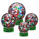 Fantasia Green on Stanrich Base Spheres Glass Award