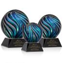 Malton Black on Sheffield Base Spheres Glass Award