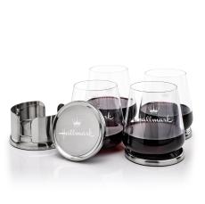 Baldoni Coasters & Breckland Stemless Wine Set - Corporate Awards