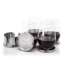 Baldoni Coasters & Templeton Stemless Wine Set - Corporate Awards