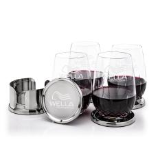 Baldoni Coasters & Templeton Stemless Wine Set - Corporate Awards