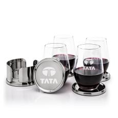 Baldoni Coasters & Vale Stemless Wine Set - Corporate Awards