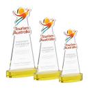 EdgeCraft Gold (via Ocean) on Alberton Base Abstract / Misc Crystal Award