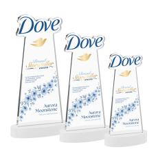 EdgeCraft Full Color Abstract / Misc on Alberton Base-White (via Air) Crystal Award - Corporate Awards