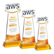 EdgeCraft Full Color on Hartford Base - Amber (via Air) - Full Color Awards