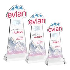 EdgeCraft Full Color Abstract / Misc on Hartford Base-Clear (via Air) Crystal Award - Corporate Awards