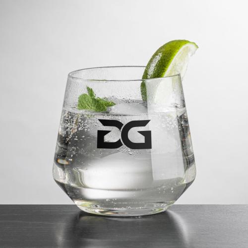 Corporate Recognition Gifts - Etched Barware - Tucson OTR/DOF - 11oz/13.5oz - Imprinted