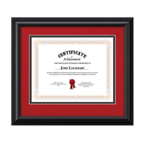 Corporate Awards - Certificate Frames - Cottingham - Black