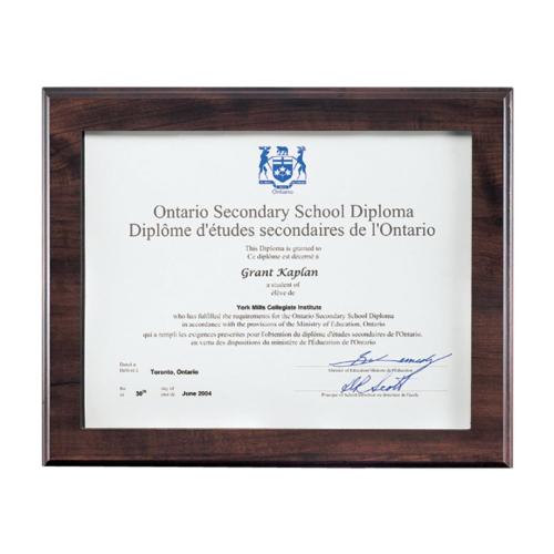 Corporate Awards - Certificate Frames - Prestige 