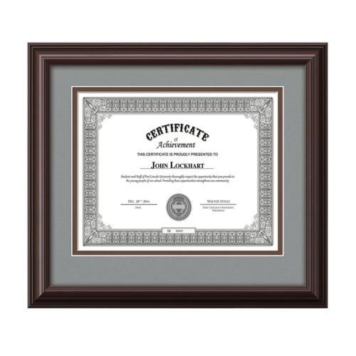 Corporate Recognition Gifts - Picture Frames - Cottingham - Mahogany