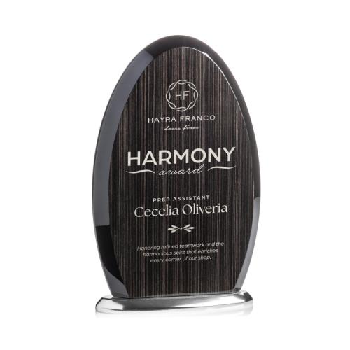 Corporate Awards - Eco Friendly Awards - Wood Awards - Evington Slatewood Silver Circle Wood Award