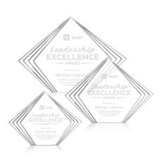 Crawford Clear Acrylic Award - Employee of the Month Awards