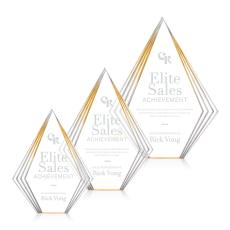 Brantley Gold Acrylic Award - Quick Trophies and Rush Awards