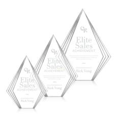 Brantley Clear Acrylic Award - Quick Trophies and Rush Awards