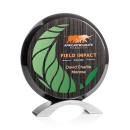 Donovan Slatewood Full Color Silver Circle Wood Award
