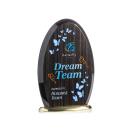 Evington Slatewood Full Color Gold Arch & Crescent Wood Award