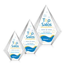 Brantley Full Color Clear Acrylic Award - Employee of the Month Awards