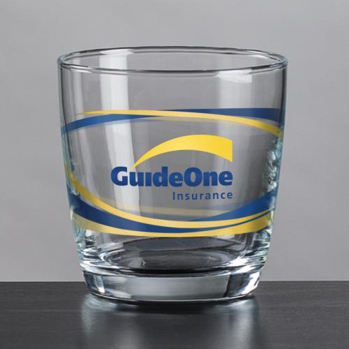 Corporate Recognition Gifts - Etched Barware - Carberry OTR - Full Color