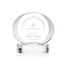 Sheraton Clear on Base Circle Crystal Award
