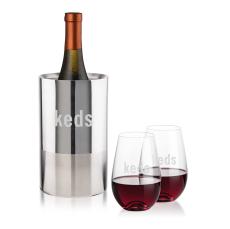 Catania Wine Cooler & Boston Stemless Wine Set - Newest Additions