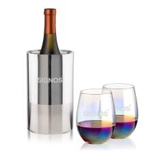 Catania Wine Cooler & Miami Stemless Wine Set - Newest Additions