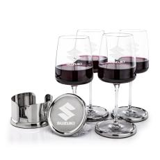 Baldoni Coasters & Dunhill Wine Set - Corporate Recognition Gifts
