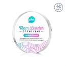 Gainsborough Full Color Clear Circle Crystal Award