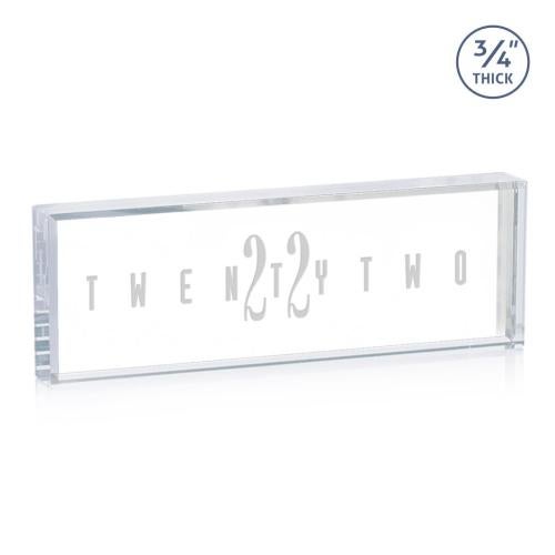 Corporate Awards - Budget Awards & Trophies - Lancaster Nameplate - Deep Etch