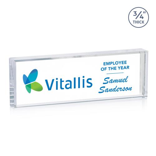 Corporate Awards - Budget Awards & Trophies - Lancaster Nameplate - Full Color