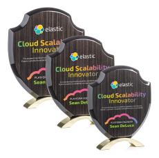 Belgrave Slatewood Full Color Gold Abstract / Misc Wood Award - Newest Additions