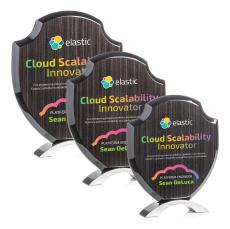 Belgrave Slatewood Full Color Silver Abstract / Misc Wood Award - Newest Additions