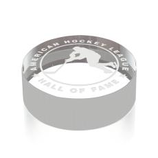 Hockey Puck Jade Circle Glass Award - Corporate Awards