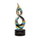 Cosenzo Black on Marvel Base Abstract / Misc Glass Award