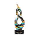 Cosenzo Black on Stanrich Base Abstract / Misc Glass Award