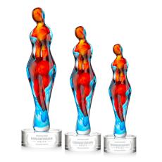 Venus Clear on Marvel Base People Glass Award - Glass Awards