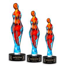 Venus Black on Marvel Base People Glass Award - Modern Awards