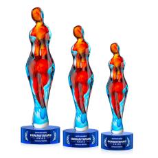 Venus Blue on Marvel Base People Glass Award - Glass Awards