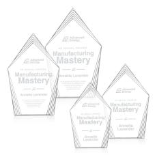 Grayson Clear Arch & Crescent Acrylic Award - Budget Awards & Trophies