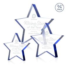 Esna Blue Star Crystal Award - Crystal Star Awards