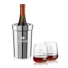 Milano Wine Cooler & Dunhill Stemless Wine Set - Newest Additions