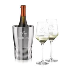 Genoa Wine Cooler & Tucson Wine Set - Corporate Recognition Gifts