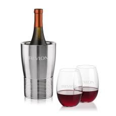 Genoa Wine Cooler & Carlita Stemless Wine Set - Newest Additions