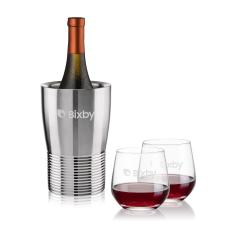 Genoa Wine Cooler & Garland Stemless Wine Set - Newest Additions